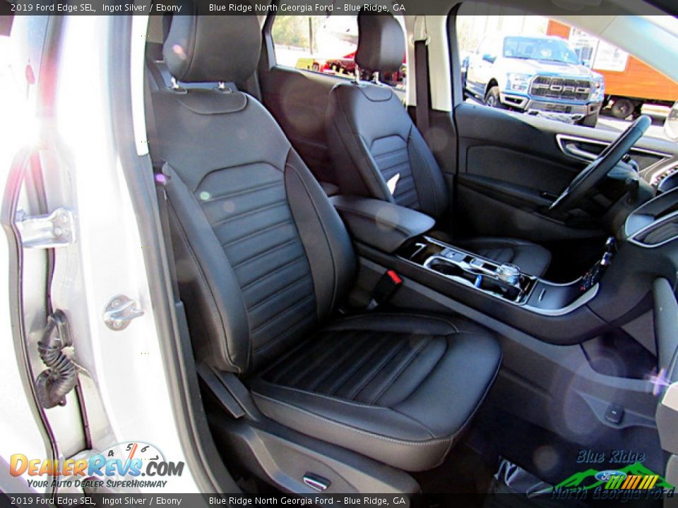 2019 Ford Edge SEL Ingot Silver / Ebony Photo #10