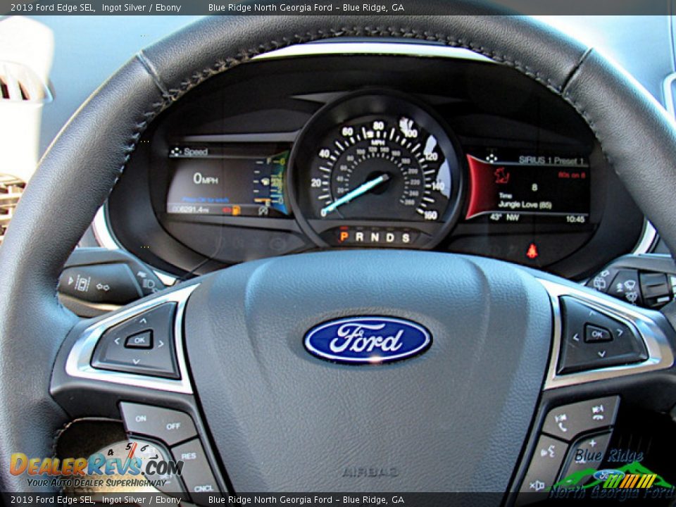 2019 Ford Edge SEL Ingot Silver / Ebony Photo #17