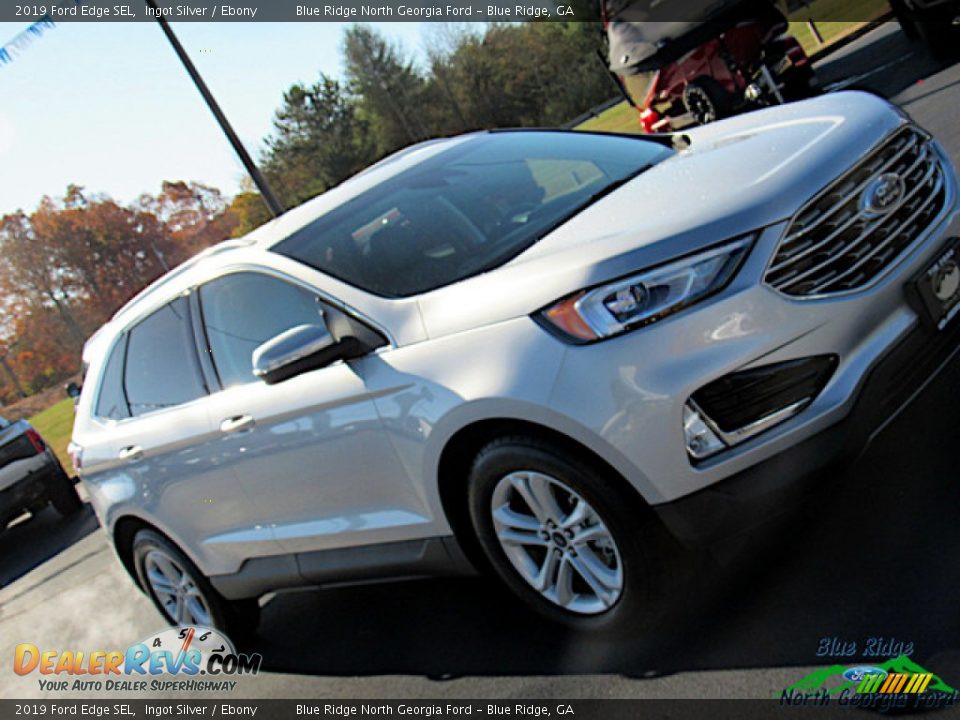 2019 Ford Edge SEL Ingot Silver / Ebony Photo #29