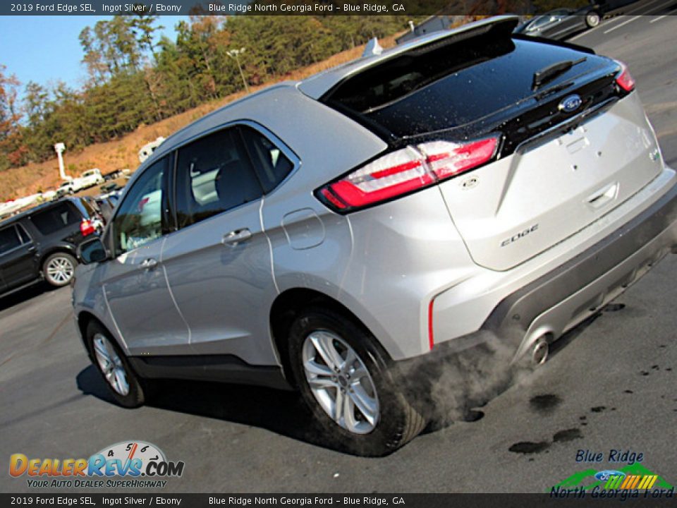 2019 Ford Edge SEL Ingot Silver / Ebony Photo #31