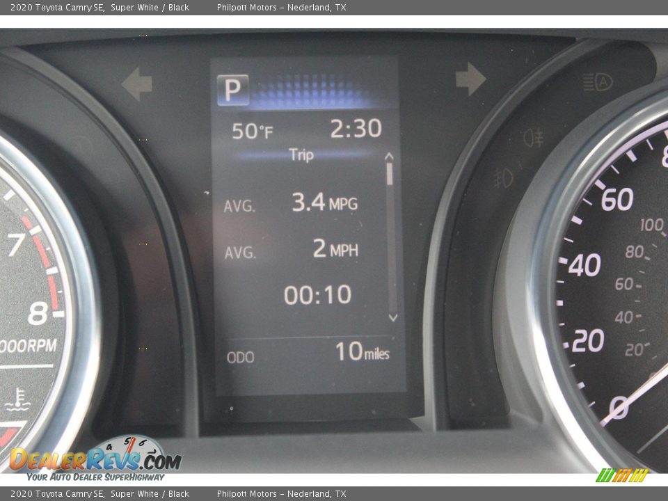 2020 Toyota Camry SE Super White / Black Photo #15