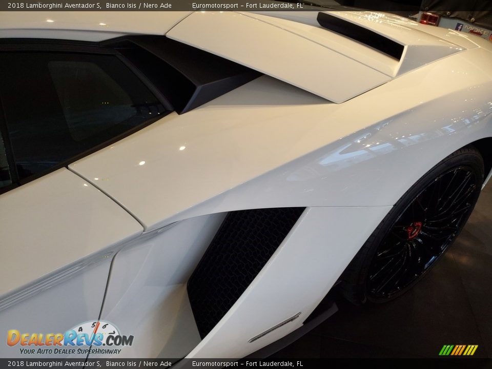 2018 Lamborghini Aventador S Bianco Isis / Nero Ade Photo #21