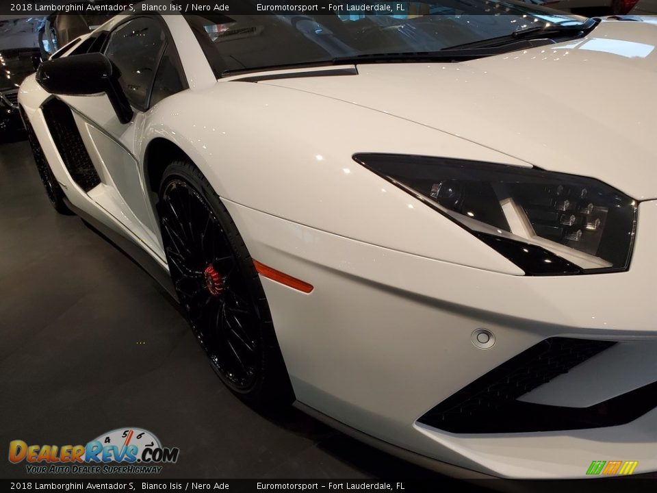2018 Lamborghini Aventador S Bianco Isis / Nero Ade Photo #25