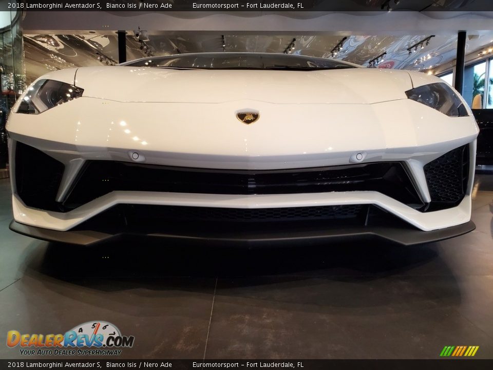 2018 Lamborghini Aventador S Bianco Isis / Nero Ade Photo #26