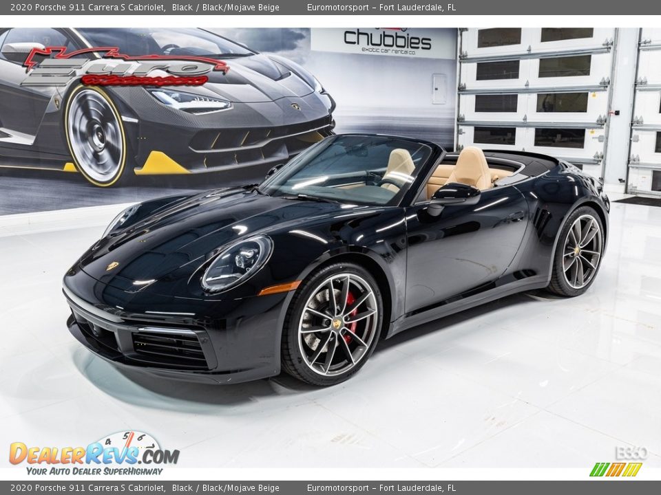 Black 2020 Porsche 911 Carrera S Cabriolet Photo #3