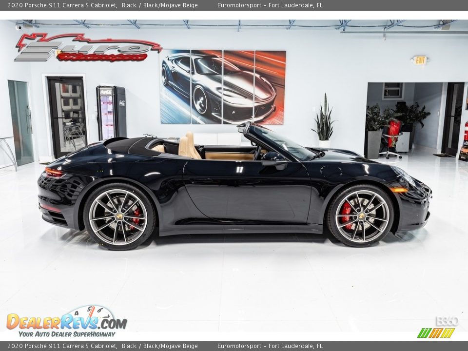 2020 Porsche 911 Carrera S Cabriolet Black / Black/Mojave Beige Photo #5