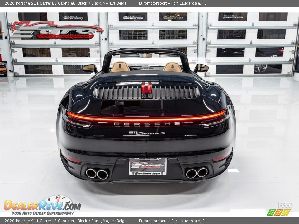 2020 Porsche 911 Carrera S Cabriolet Black / Black/Mojave Beige Photo #7