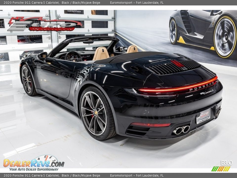 2020 Porsche 911 Carrera S Cabriolet Black / Black/Mojave Beige Photo #8