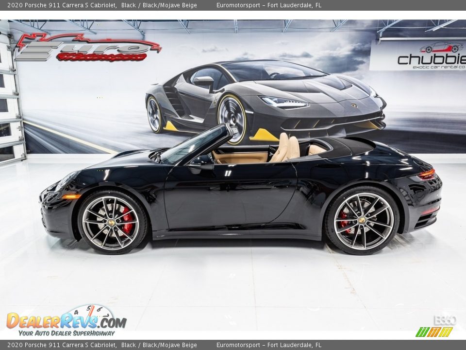 2020 Porsche 911 Carrera S Cabriolet Black / Black/Mojave Beige Photo #9