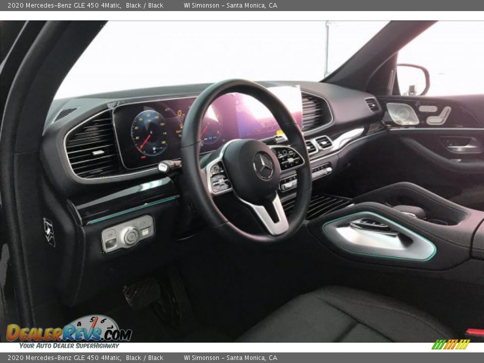 Black Interior - 2020 Mercedes-Benz GLE 450 4Matic Photo #4