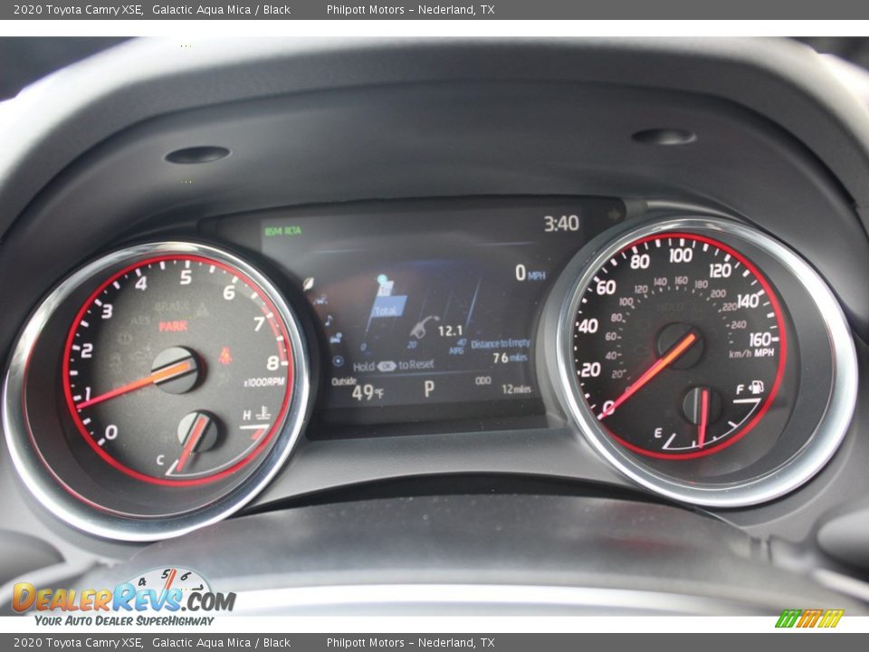 2020 Toyota Camry XSE Gauges Photo #14