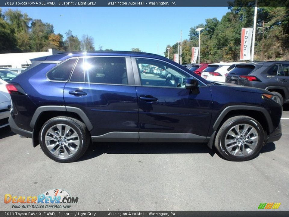 2019 Toyota RAV4 XLE AWD Blueprint / Light Gray Photo #2