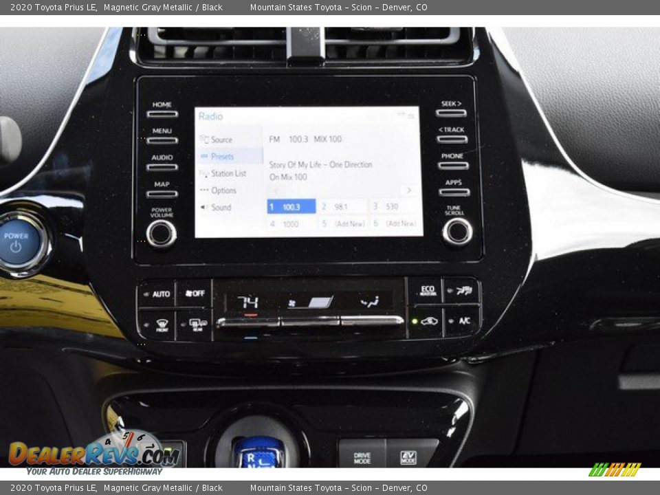 2020 Toyota Prius LE Magnetic Gray Metallic / Black Photo #8