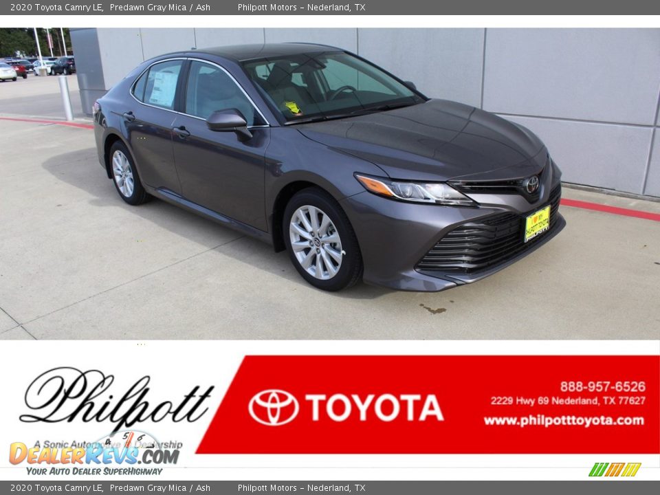 2020 Toyota Camry LE Predawn Gray Mica / Ash Photo #1