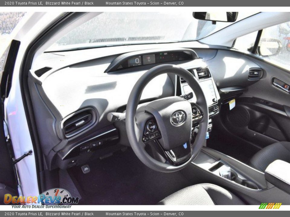 2020 Toyota Prius LE Blizzard White Pearl / Black Photo #5