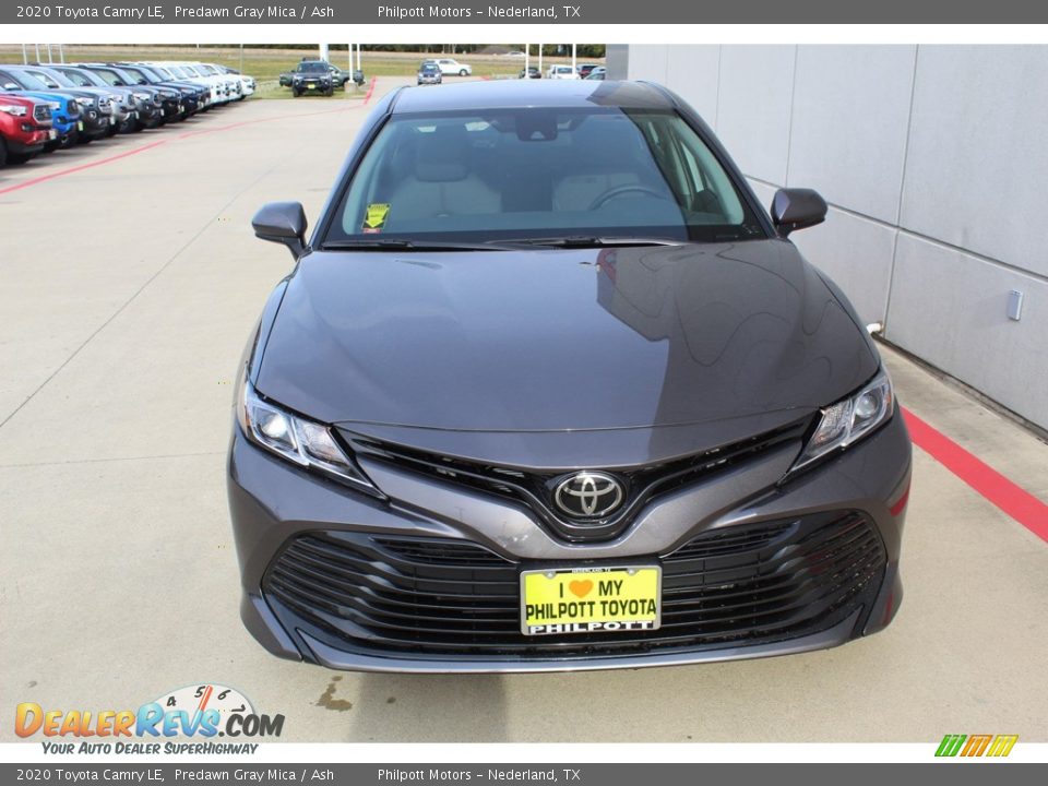 2020 Toyota Camry LE Predawn Gray Mica / Ash Photo #3