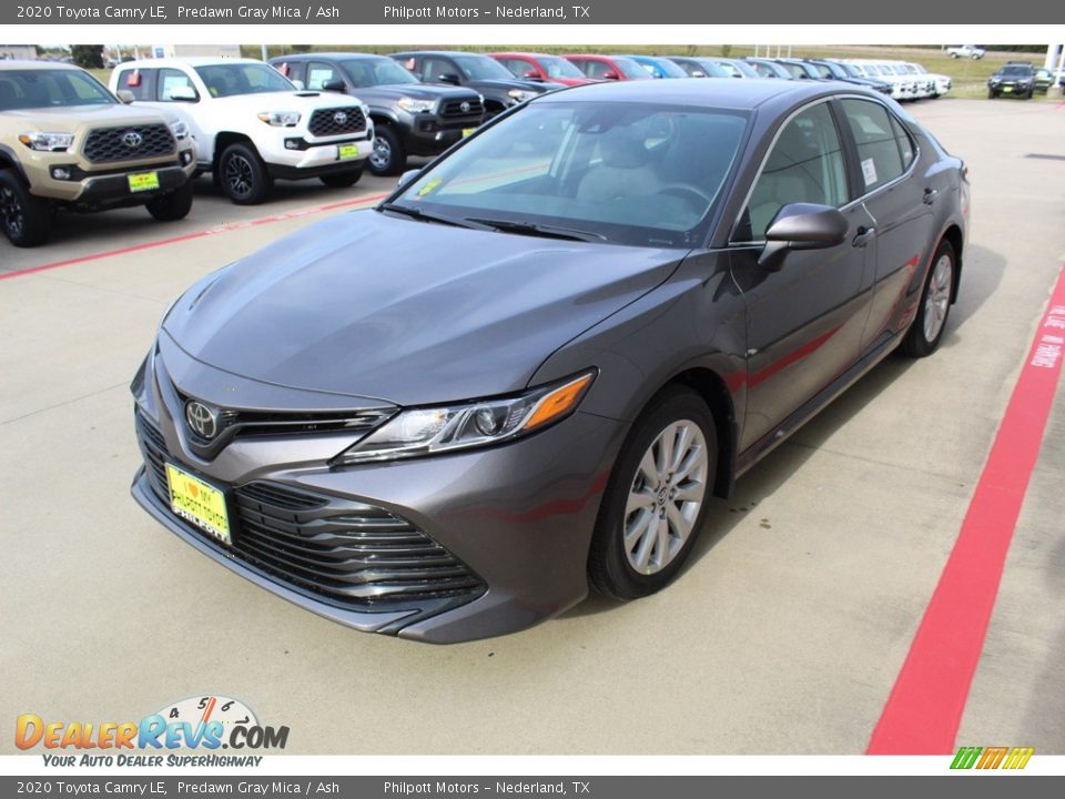 2020 Toyota Camry LE Predawn Gray Mica / Ash Photo #4