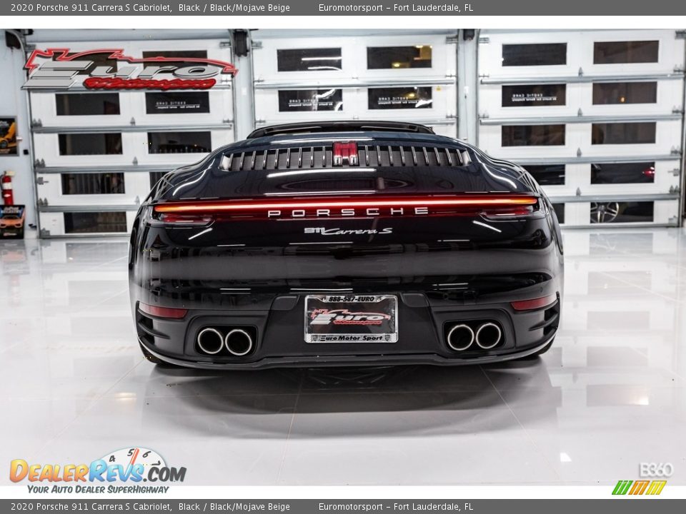 2020 Porsche 911 Carrera S Cabriolet Black / Black/Mojave Beige Photo #36