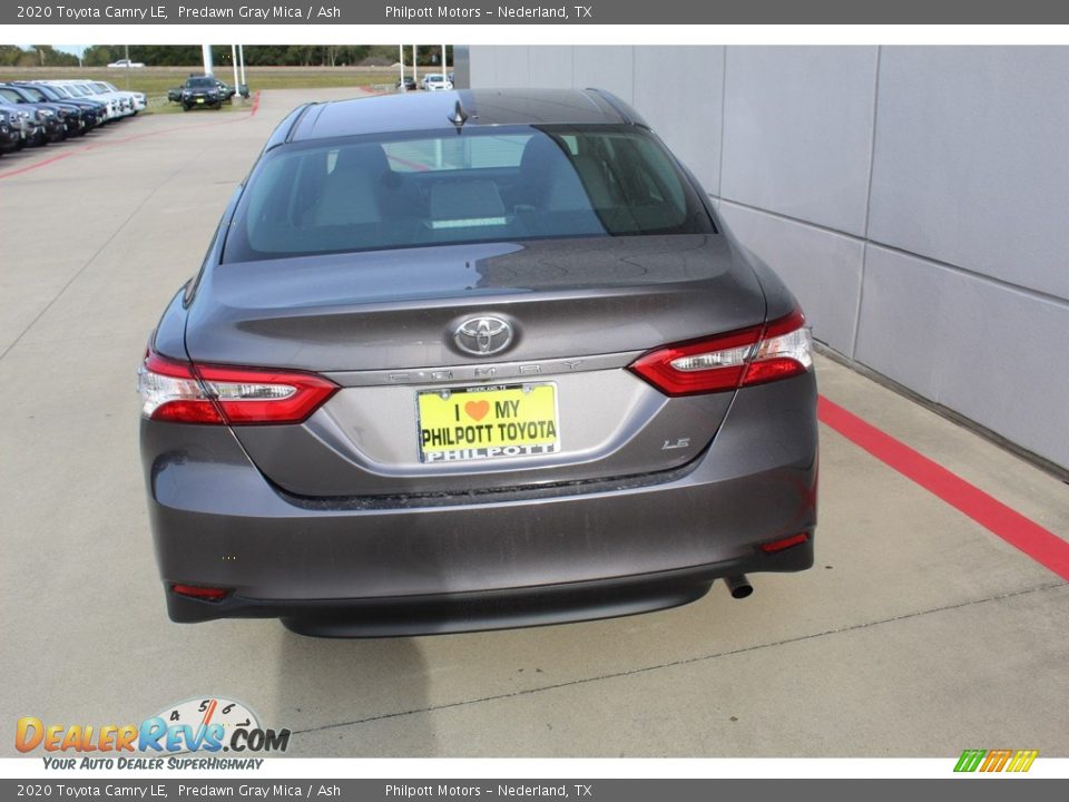 2020 Toyota Camry LE Predawn Gray Mica / Ash Photo #7