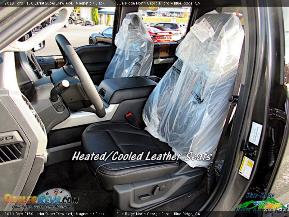 2019 Ford F150 Lariat SuperCrew 4x4 Magnetic / Black Photo #10