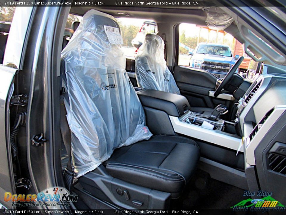 2019 Ford F150 Lariat SuperCrew 4x4 Magnetic / Black Photo #11