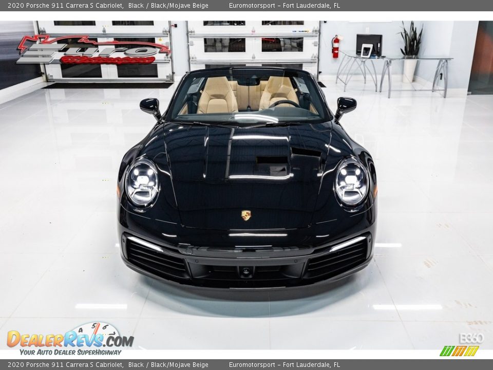 2020 Porsche 911 Carrera S Cabriolet Black / Black/Mojave Beige Photo #40