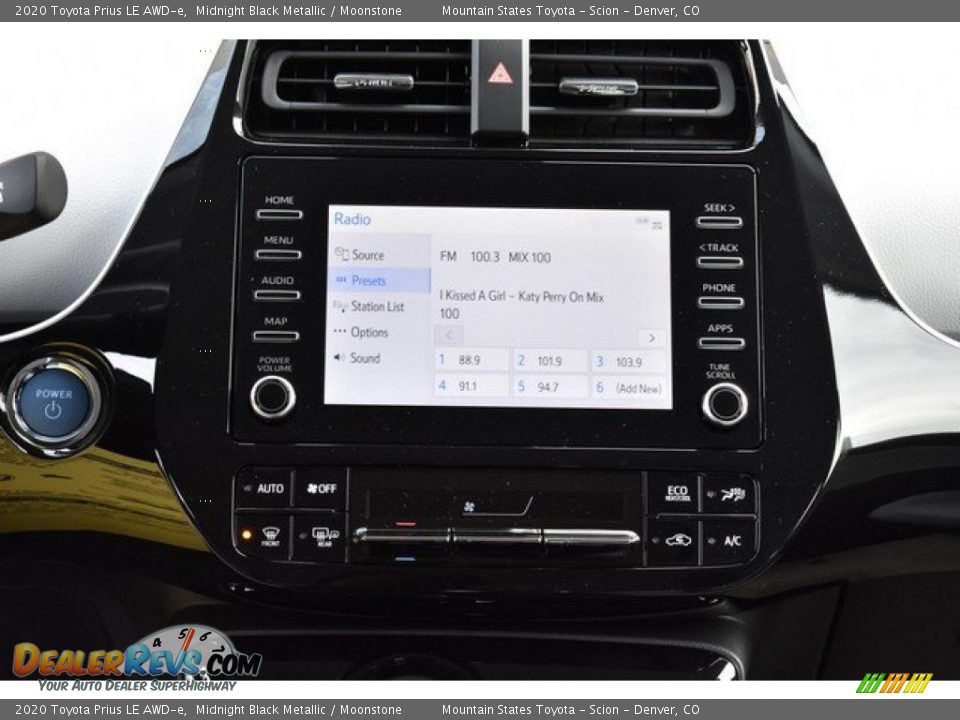 Controls of 2020 Toyota Prius LE AWD-e Photo #8