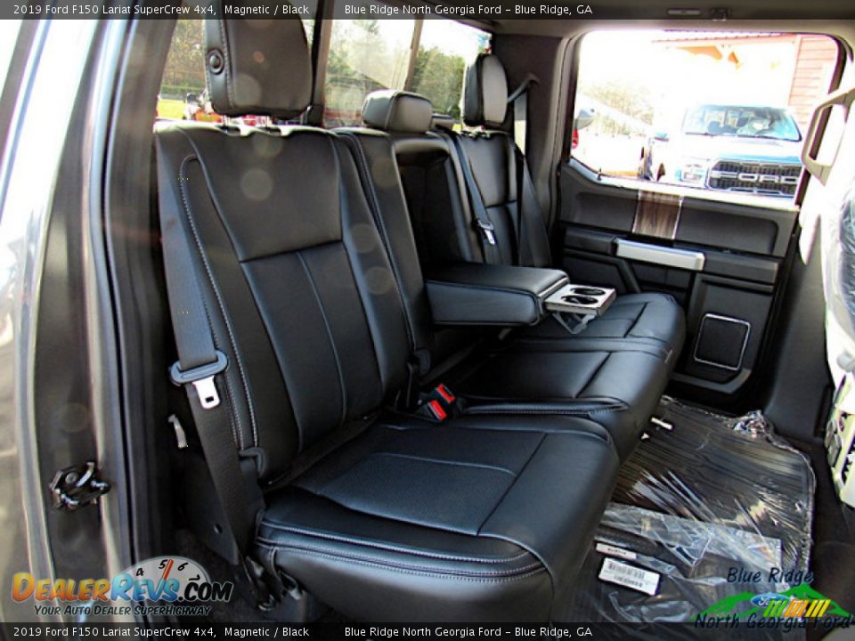 2019 Ford F150 Lariat SuperCrew 4x4 Magnetic / Black Photo #12