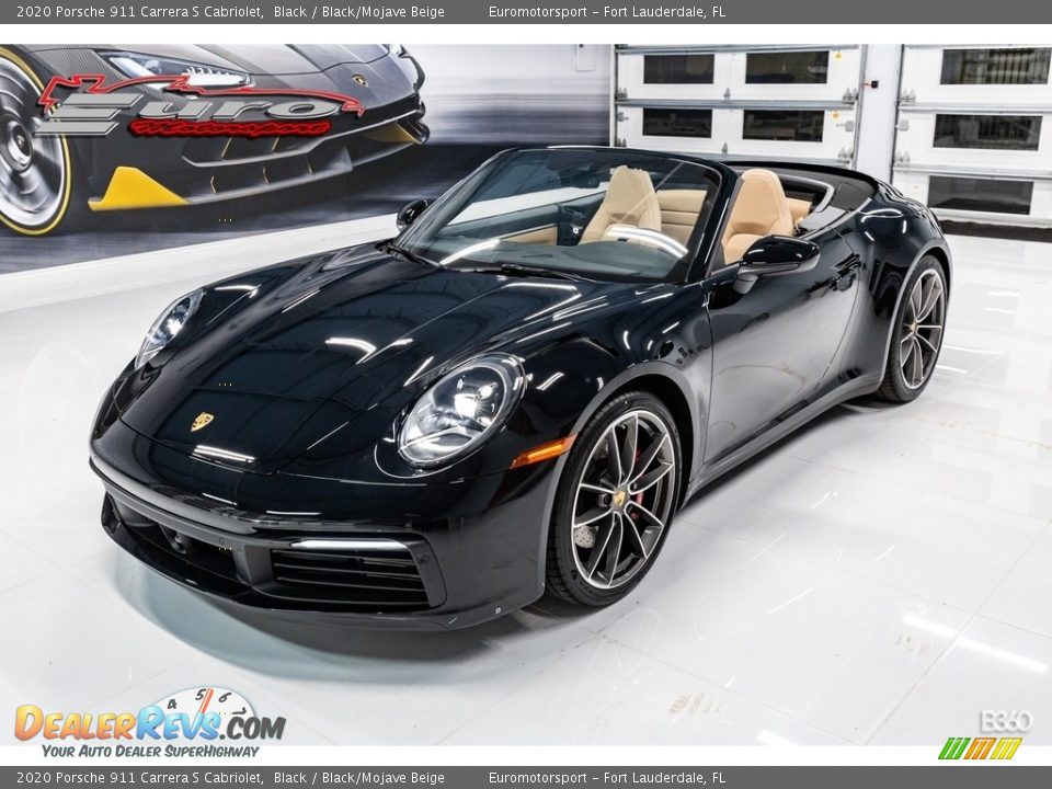 2020 Porsche 911 Carrera S Cabriolet Black / Black/Mojave Beige Photo #41