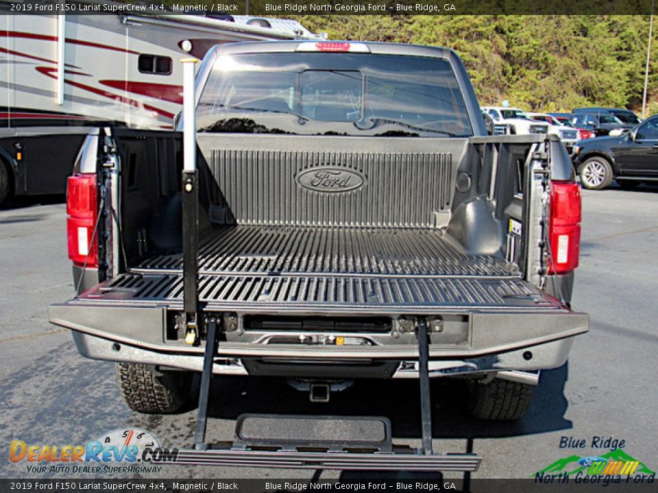 2019 Ford F150 Lariat SuperCrew 4x4 Magnetic / Black Photo #13