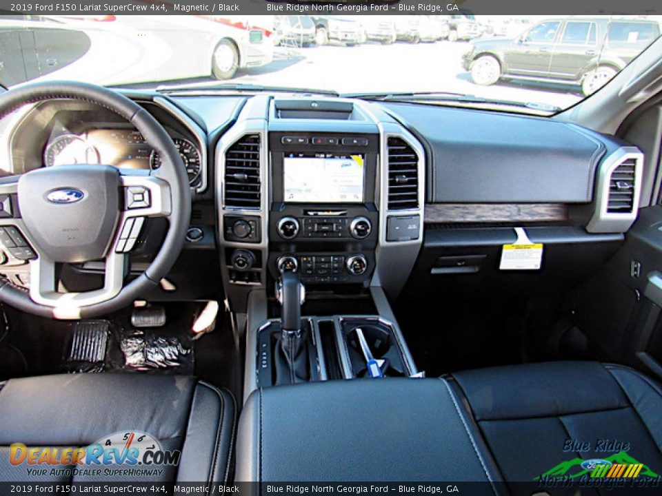 2019 Ford F150 Lariat SuperCrew 4x4 Magnetic / Black Photo #15