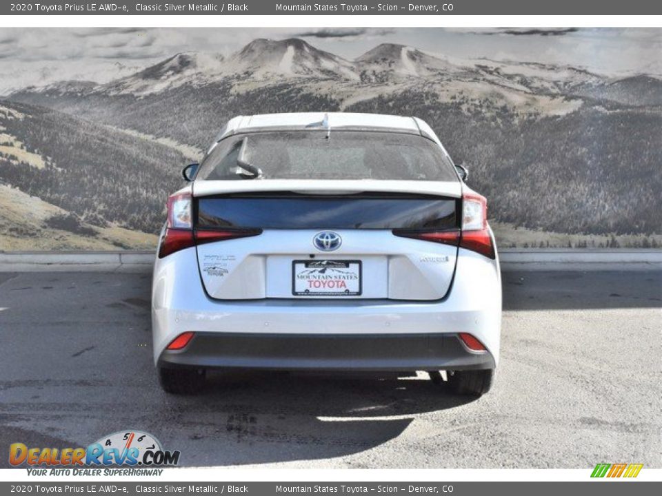 2020 Toyota Prius LE AWD-e Classic Silver Metallic / Black Photo #4