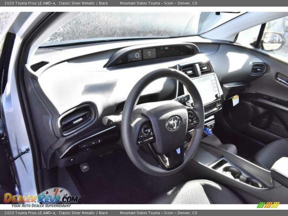2020 Toyota Prius LE AWD-e Classic Silver Metallic / Black Photo #5