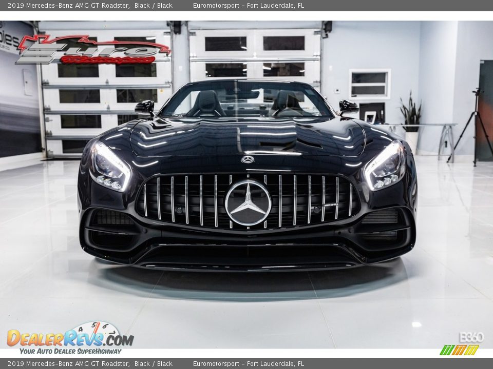 2019 Mercedes-Benz AMG GT Roadster Black / Black Photo #2