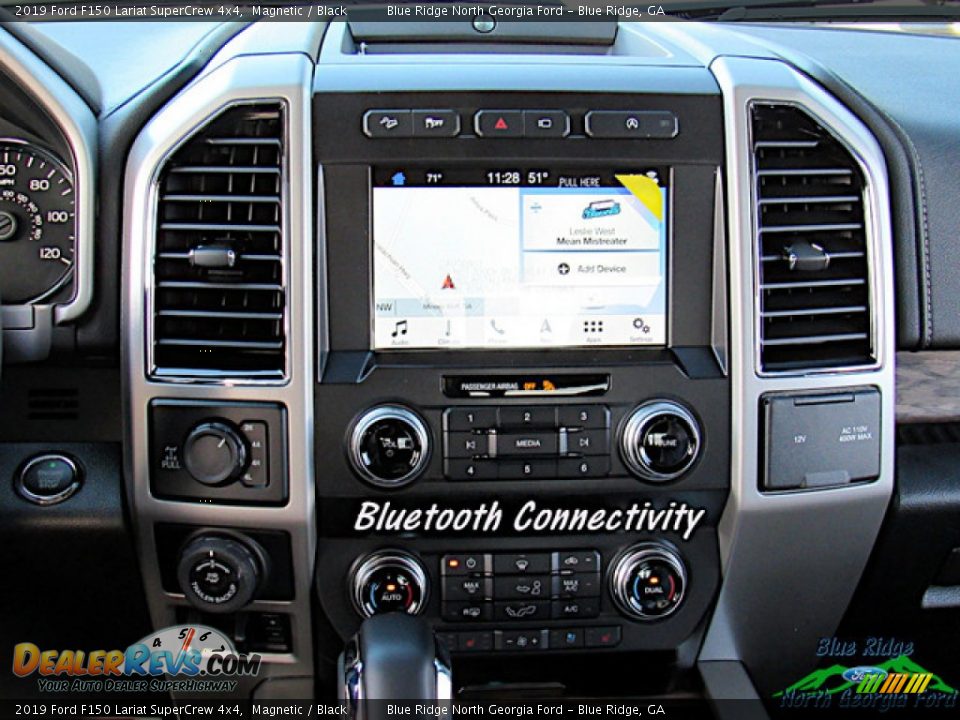 2019 Ford F150 Lariat SuperCrew 4x4 Magnetic / Black Photo #18