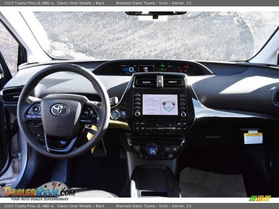 2020 Toyota Prius LE AWD-e Classic Silver Metallic / Black Photo #7