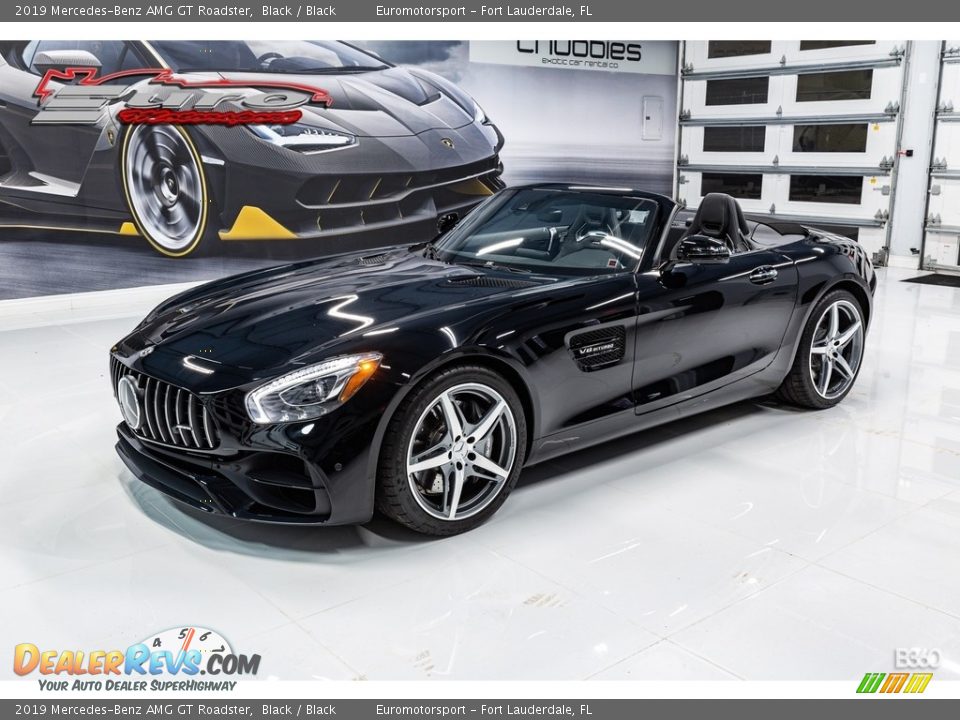 2019 Mercedes-Benz AMG GT Roadster Black / Black Photo #4