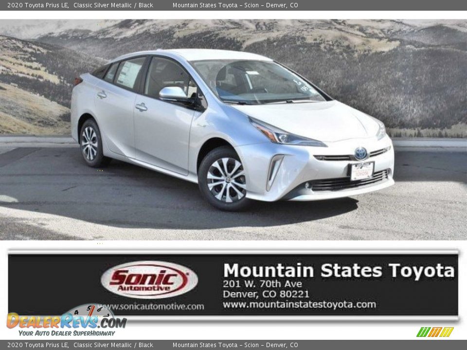 2020 Toyota Prius LE Classic Silver Metallic / Black Photo #1