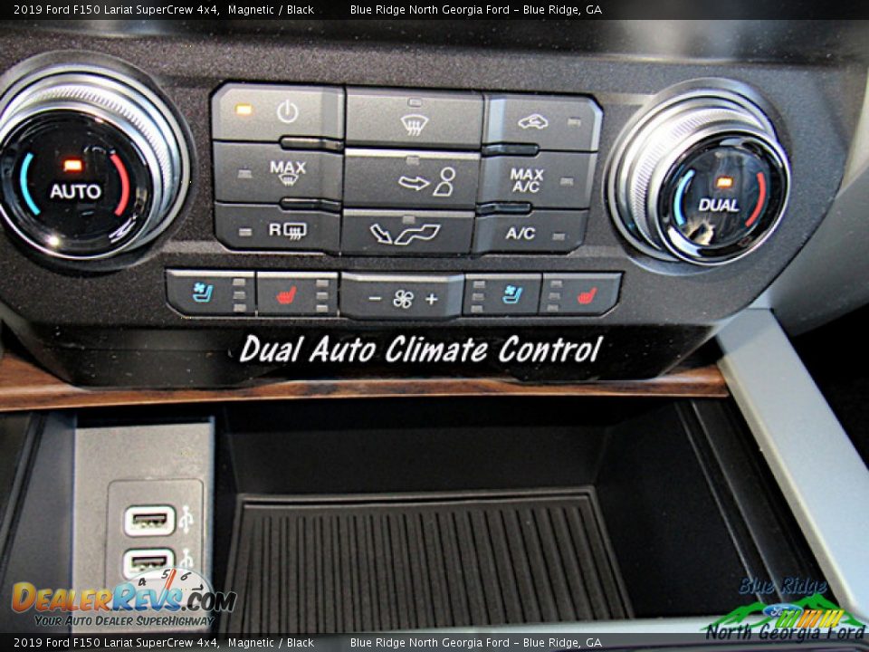 2019 Ford F150 Lariat SuperCrew 4x4 Magnetic / Black Photo #23