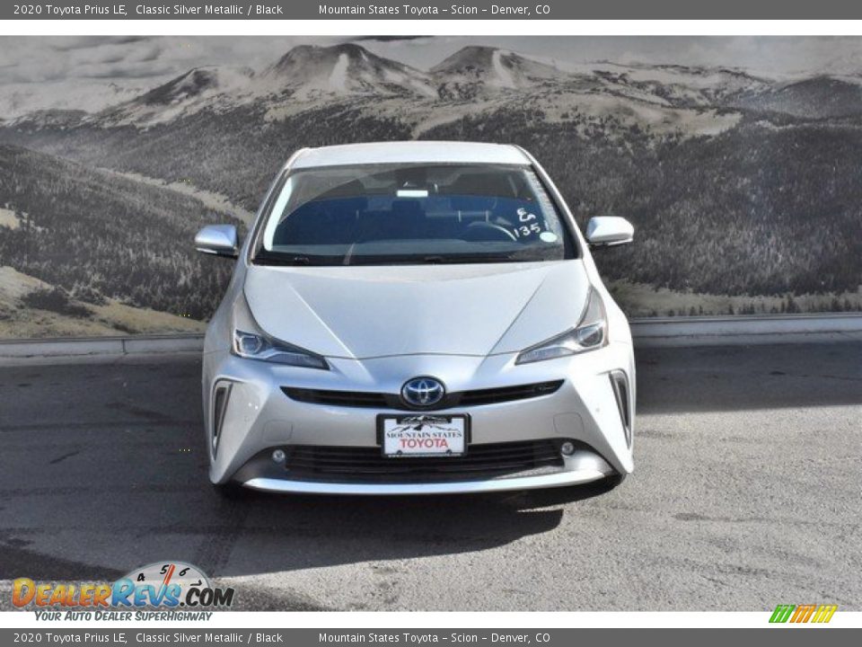 2020 Toyota Prius LE Classic Silver Metallic / Black Photo #2