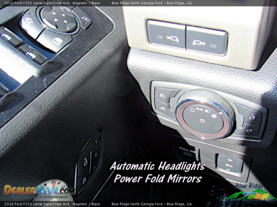 2019 Ford F150 Lariat SuperCrew 4x4 Magnetic / Black Photo #25