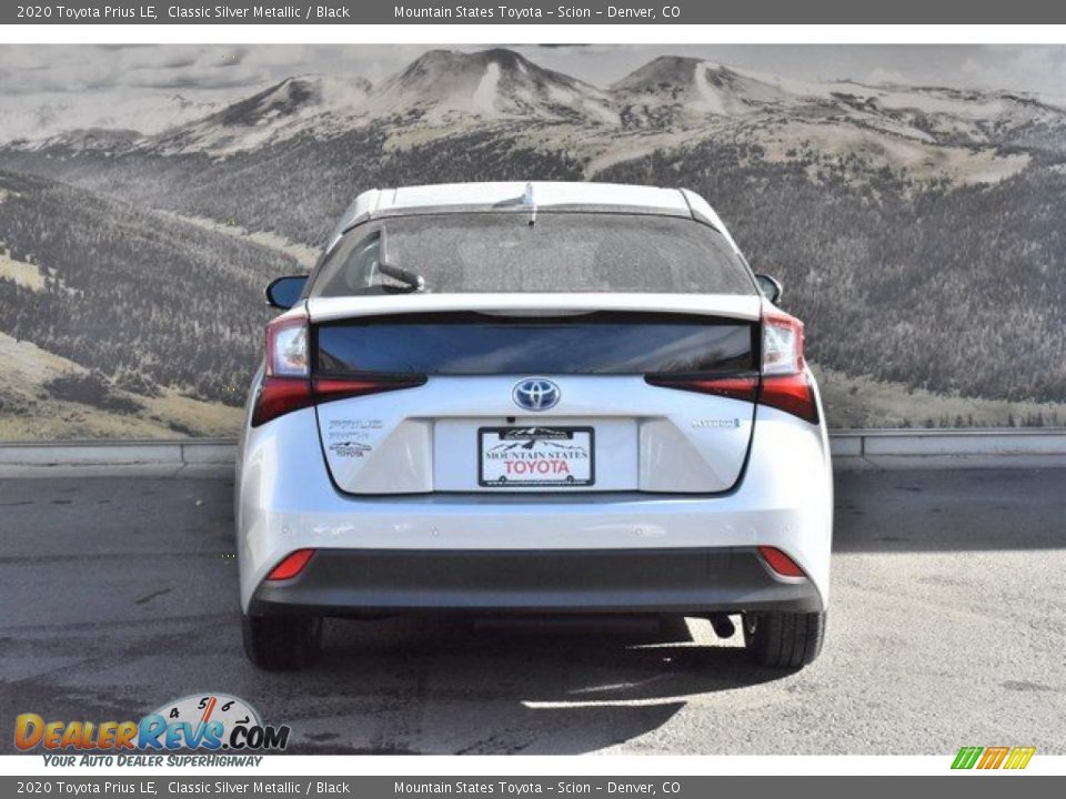 2020 Toyota Prius LE Classic Silver Metallic / Black Photo #4