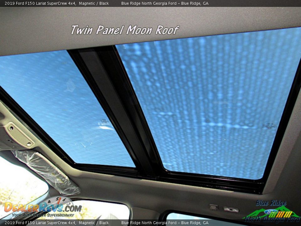 2019 Ford F150 Lariat SuperCrew 4x4 Magnetic / Black Photo #26
