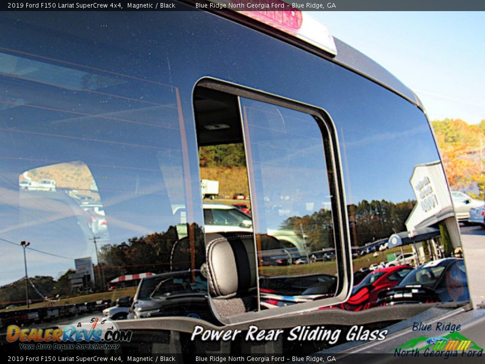 2019 Ford F150 Lariat SuperCrew 4x4 Magnetic / Black Photo #27