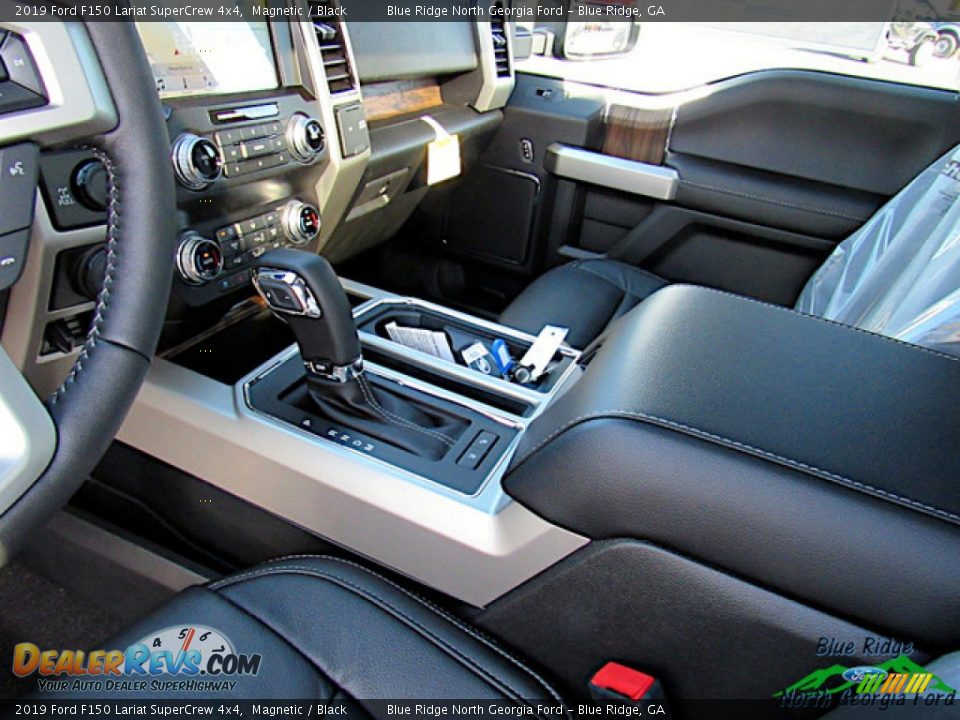 2019 Ford F150 Lariat SuperCrew 4x4 Magnetic / Black Photo #28