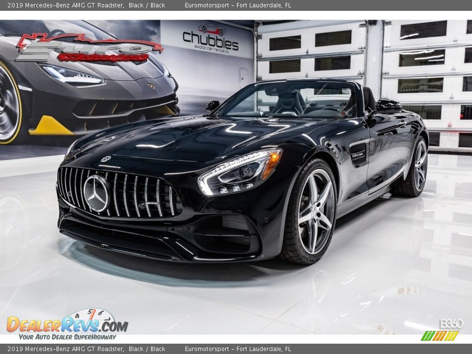 2019 Mercedes-Benz AMG GT Roadster Black / Black Photo #13