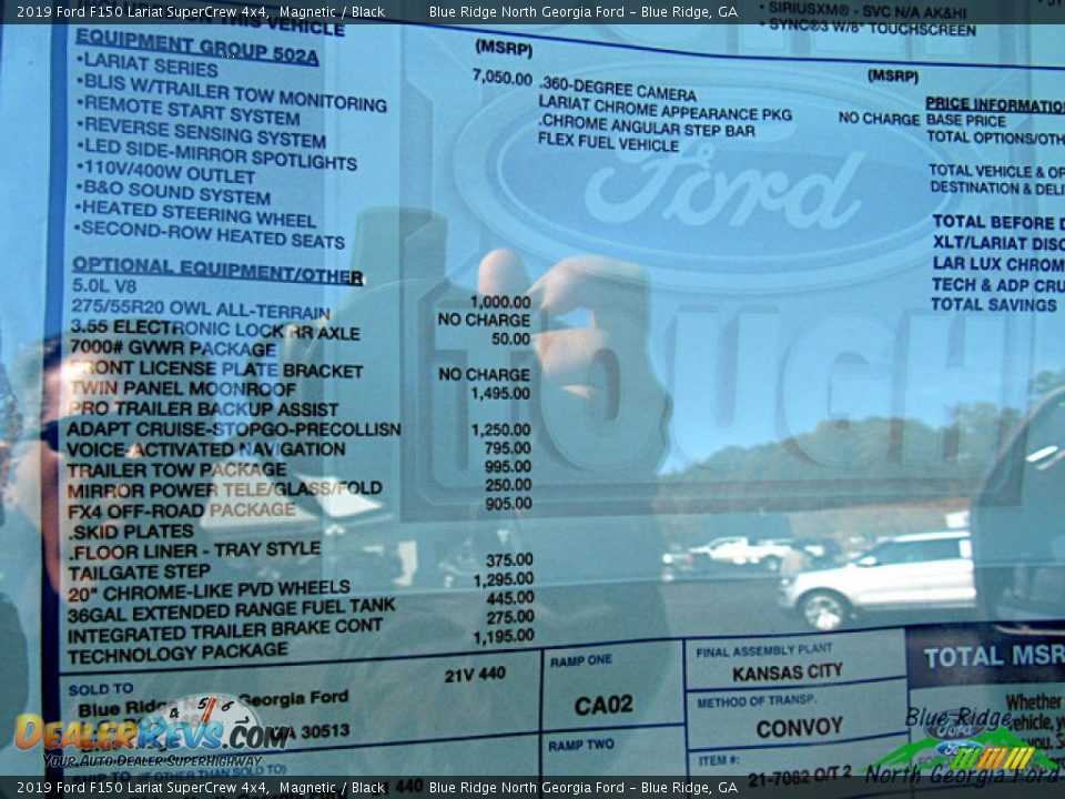 2019 Ford F150 Lariat SuperCrew 4x4 Magnetic / Black Photo #29