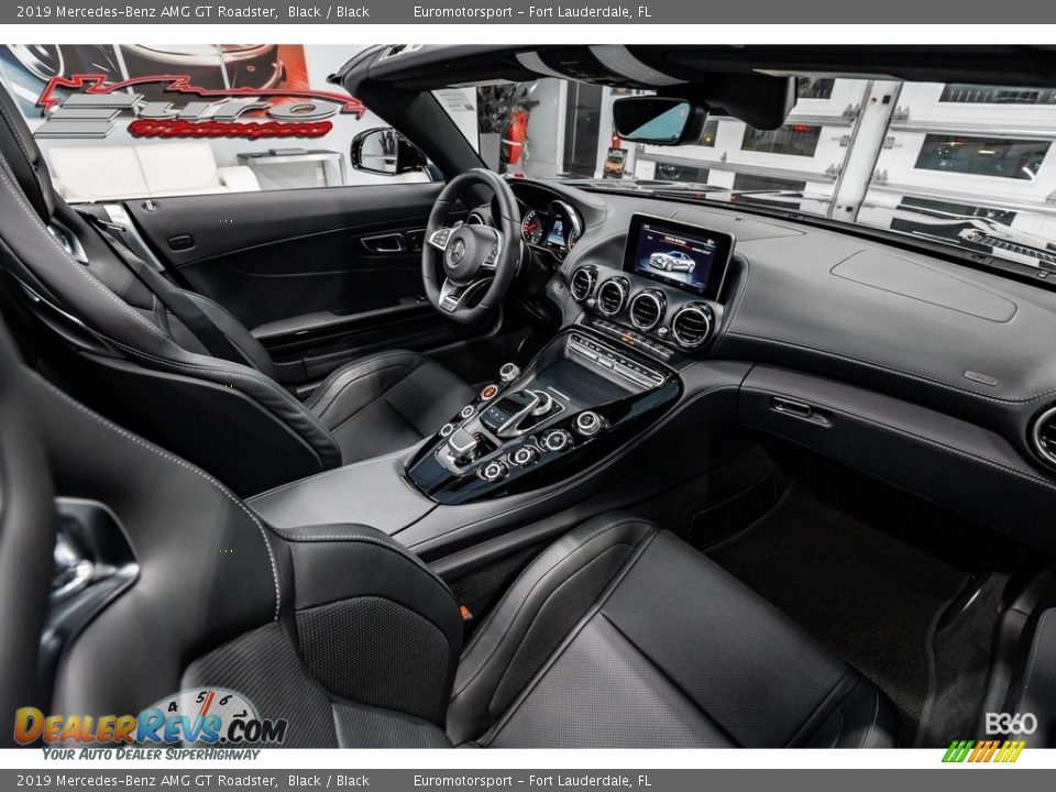 2019 Mercedes-Benz AMG GT Roadster Black / Black Photo #33