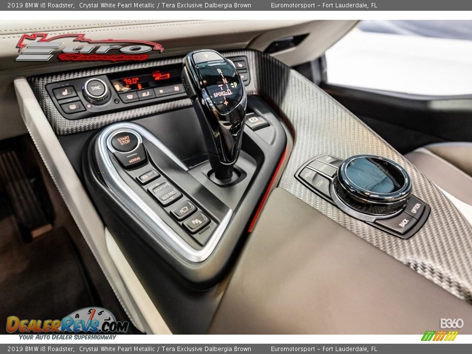 2019 BMW i8 Roadster Crystal White Pearl Metallic / Tera Exclusive Dalbergia Brown Photo #18