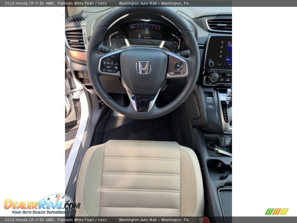 2019 Honda CR-V EX AWD Steering Wheel Photo #13